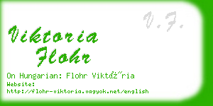 viktoria flohr business card